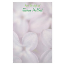 Pretty Lilacs Customizable Template Customized Stationery