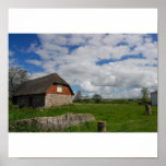 Pretty Little Cottage at Avebury Posters