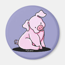 Pretty Little Piggie Fridge Magnet