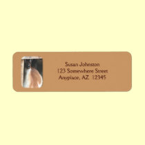 Pretty Llama Farm Animal Address Label labels