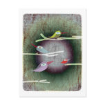 pretty love birds poem moon magic hope lomography postcard
