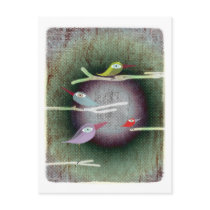 pretty love birds poem moon magic hope lomography postcards