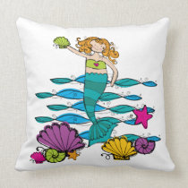 Pretty Mermaid Pillow pillows