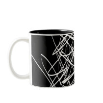 Pretty Mess Two-Tone Mug 1 by Madinagoodway Pretty Mess Two-Tone Mug 1