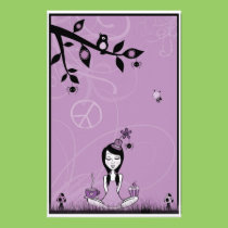 Pretty Miss Purple Stationery stationery