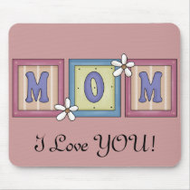 Pretty Mom Word mousepads