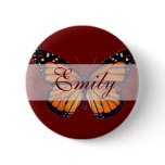 Pretty Monarch Butterfly Pinback Buttons