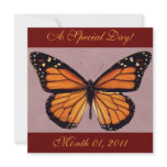 Pretty Monarch Butterfly Invitations