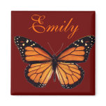 Pretty Monarch Butterfly Fridge Magnets
