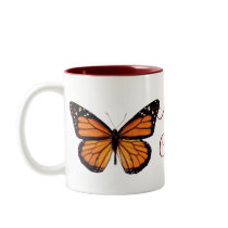 Pretty Monarch Butterfly Coffee Mugs