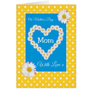 Pretty Mother's Day Card: Daisychains, Polka Dots