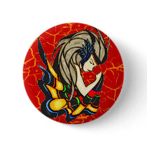 Pretty Native Dancer Pinback Button