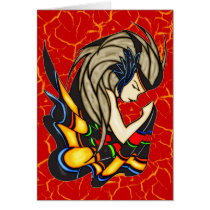 Pretty Native Dancer Greeting Card