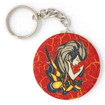Pretty Native Dancer Keychain