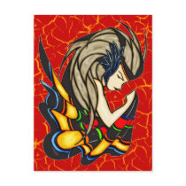 Pretty Native Dancer Postcard