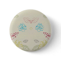 pretty neutral flower pattern buttons by dooni_notebooks pretty neutral flower pattern buttons