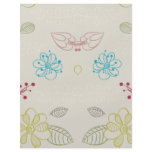 pretty neutral flower pattern personalized flyer