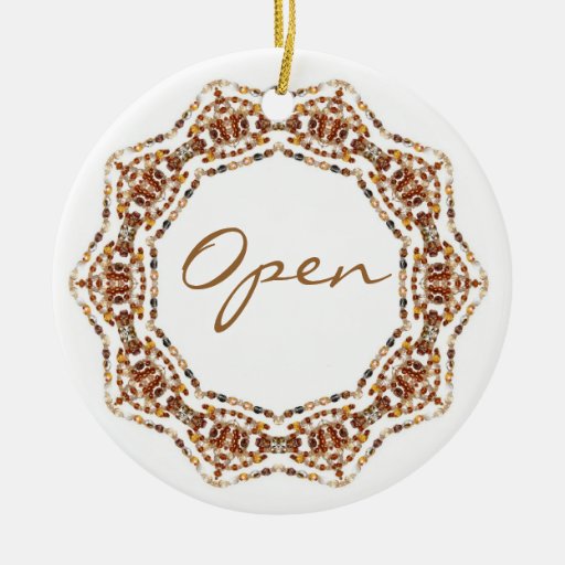pretty open and closed sign christmas tree ornaments zazzle pretty open and closed sign christmas tree ornaments zazzle