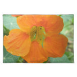 Pretty Orange Nasturtium Flower Placemat