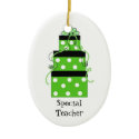 Pretty Packages for a Special Teacher Christmas Ornament