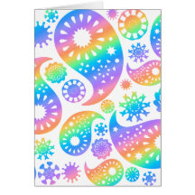 Pretty Paisley Design. Card
