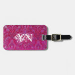 Pretty Paisley monogram Tags For Bags