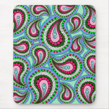Pretty Paisley Mouse Pad