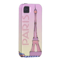 Pretty Paris iPhone 4/4S Tough Cover Case-Mate iPhone 4 Cover