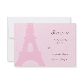 Pretty Paris RSVP zazzle_invitation
