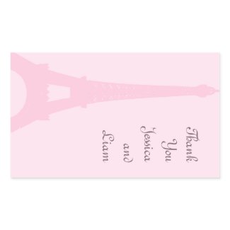 Pretty Paris Thank You Sticker zazzle_sticker