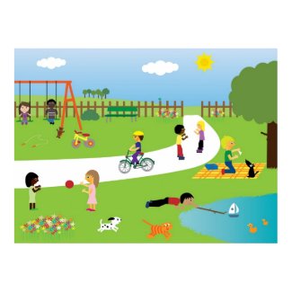 Pretty Park Life poster print