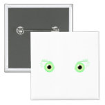 Pretty Pastel Green Eyes Pinback Button