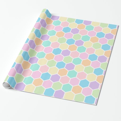 Pretty Pastel Pattern Wrapping Paper Zazzle