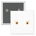 Pretty Pastel Orange Eyes Buttons