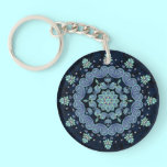 Pretty Pastel Paisley Mandala Keychain key chains