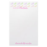 Pretty Pastel Shoes Make Life Fun Custom Stationery