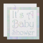 Pretty Pastels Baby Shower Invitation invitations