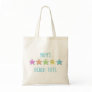 Pretty Pastels Custom Starfish Beach Tote Bag