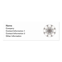 Pretty Pattern on a White Background. Business Card Templates