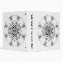 Pretty Pattern on a White Background. Vinyl Binder