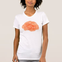 Pretty Peach Rose Tank t-shirts