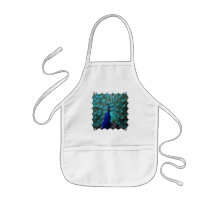 Pretty Peacock Children's Apron