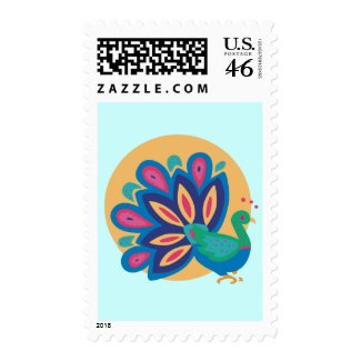Pretty Peacock One stamp