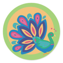 Pretty Peacock One stickers by Peacock_Cards Pretty Peacock One stickers