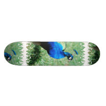 Pretty Peafowl Skateboard