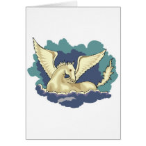 pretty pegasus in the clouds cards