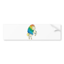 pretty pegasus rainbow winged bumper stickers by doonidesigns pretty pegasus rainbow winged bumper stickers
