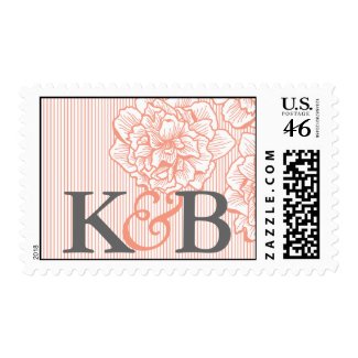 Pretty Peony Monogram Stamp