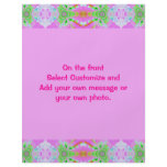 pretty pink abstract border full color flyer