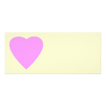 Pretty Pink and Cream Love Heart. Personalized Invites